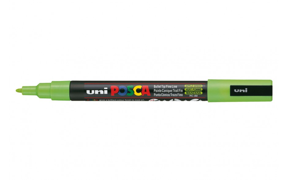 Levně Akrylový popisovač Uni Posca 3M 0,9 - 1,3 mm zelená jablko 72