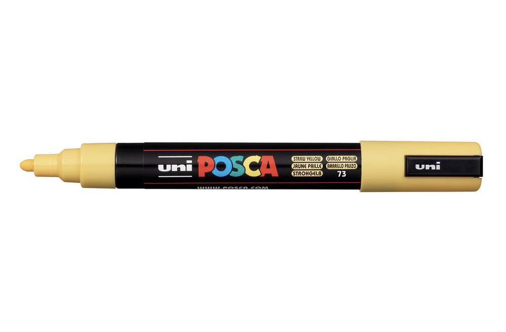 Levně Akrylový popisovač Uni Posca 5M 1,8 - 2,5 mm slámově žlutý 73