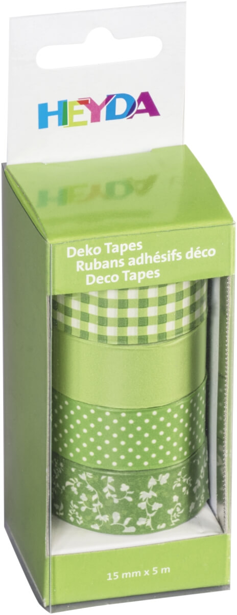Levně Heyda Deco pásky 15 mm x 5 m, 4 role 3584552