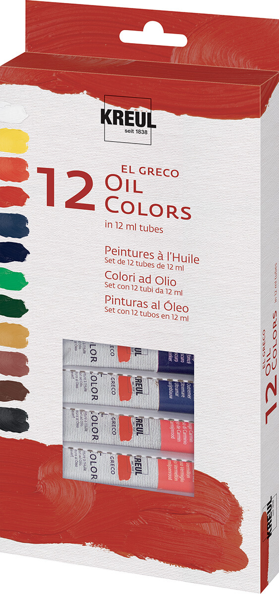 Levně Olejové barvy Kreul EL Greco 12 x 12 ml