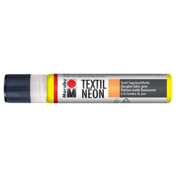 Levně Kontura Marabu Textil Liner Neon 25 ml - žlutá fluo