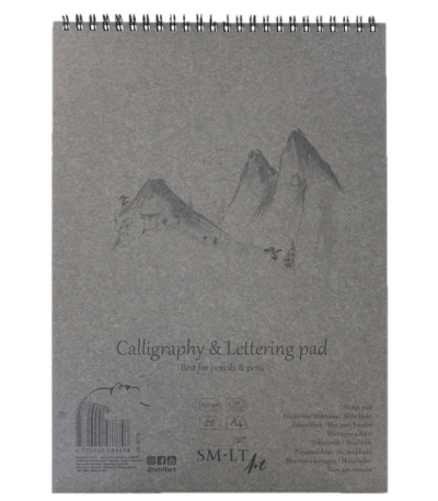Levně SM.LT Blok na písmo Calligraphy & Lettering SMLT A5 100g, 50 listů