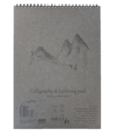 Levně SM.LT Blok na písmo Calligraphy & Lettering SMLT A4 100g, 50 listů