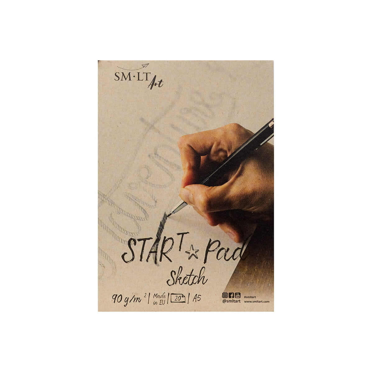 Levně SM.LT 5ES-20 Star Pad Sketch A5, 90g/m, 20list