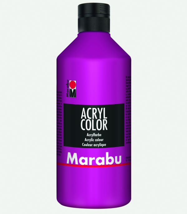 Levně Akrylová barva Marabu Acryl Color 500 ml - magenta 014