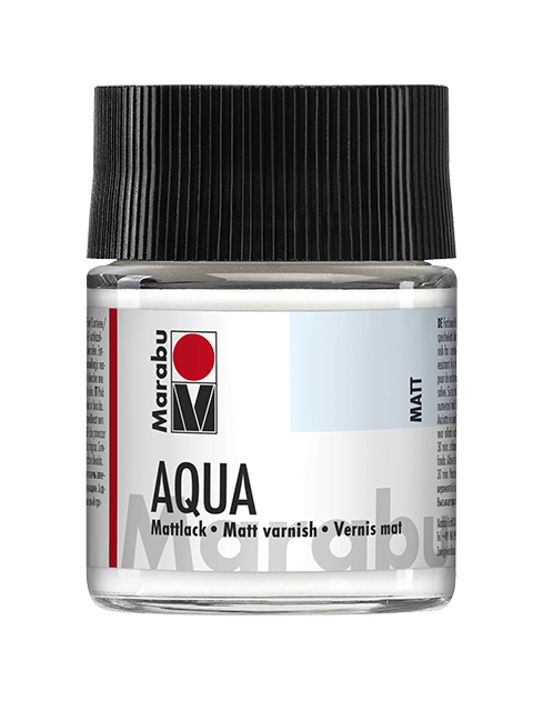 Levně Univerzální transparentní lak Marabu Aqua Varnish Matt 50ml - matný
