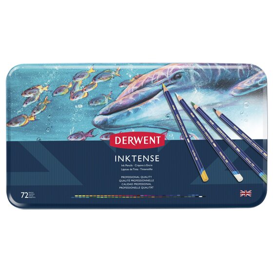 Levně DERWENT Inktense 2301843 72 ks rozmývatelné pastelky