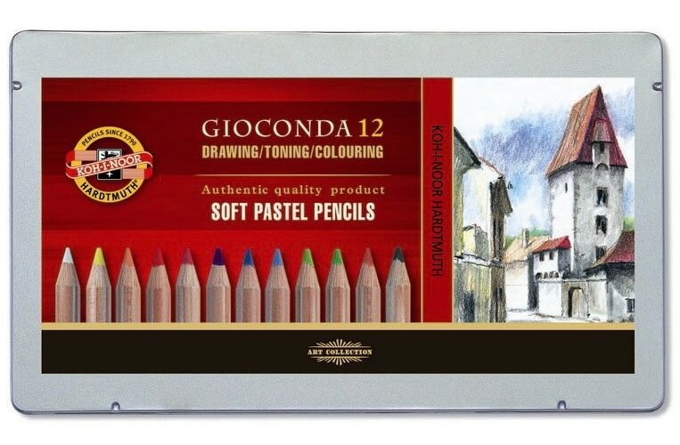 Levně Koh-i-Noor Gioconda Soft Pastel Pencils 12 ks 8827 Pastely v tužce
