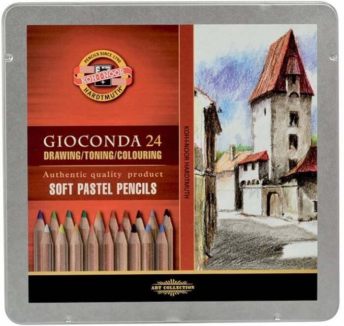 Levně Koh-i-Noor Gioconda Soft Pastel Pencils 24 ks Pastely v tužce 8828