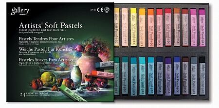 Levně Suché pastely Mungyo Gallery Soft Pastel MPV24 24 barev