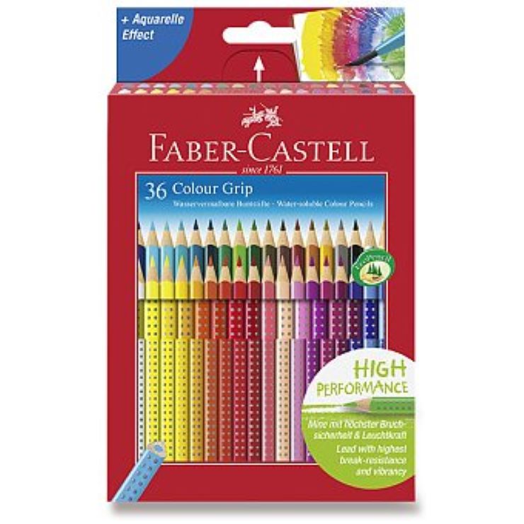 Levně Faber-Castell Pastelky Faber Castell GRIP 2001 36ks, v papírovém balení