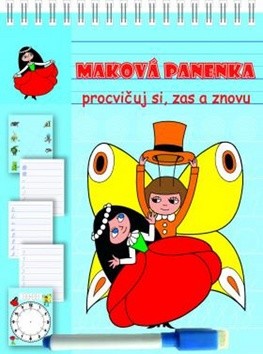 Levně Titanum Maková panenka - procvičuj si, mazací písanka + fix