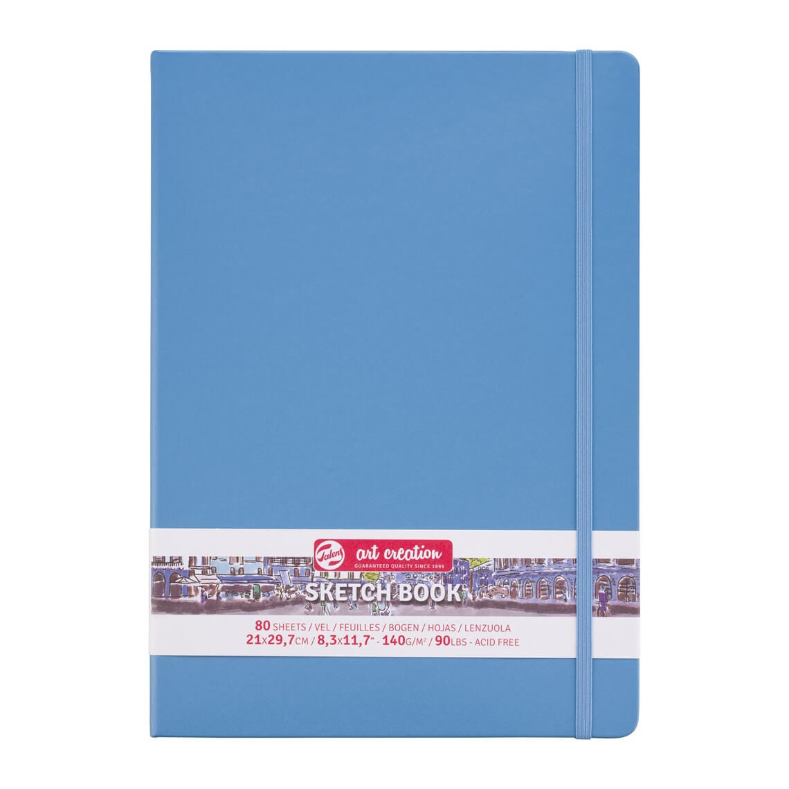 Talens Art Creation Sketch Book - skicák v modré tvrdé vazbě 21x30cm 80 listů 140 g