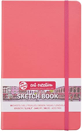 Talens Art Creation Sketch Book - skicák v korálové tvrdé vazbě 21x30cm 80 listů 140 g