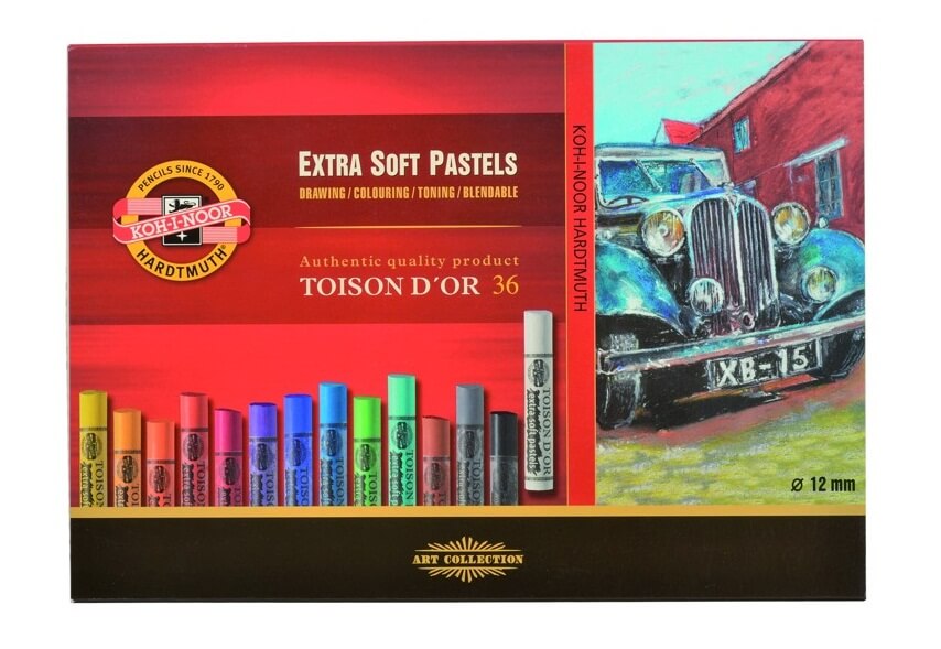 Koh-i-Noor sada prašných kříd Toison D'or Extra Soft 36 ks, 8555