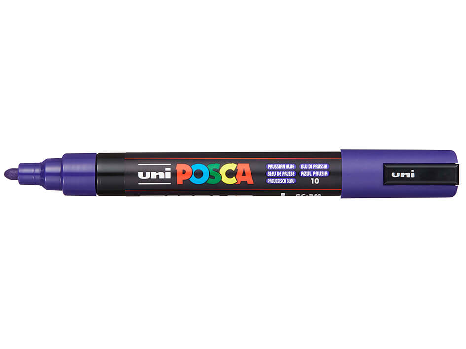 Levně Akrylový popisovač Uni Posca 5M 1,8 - 2,5 mm modrá pruská 10