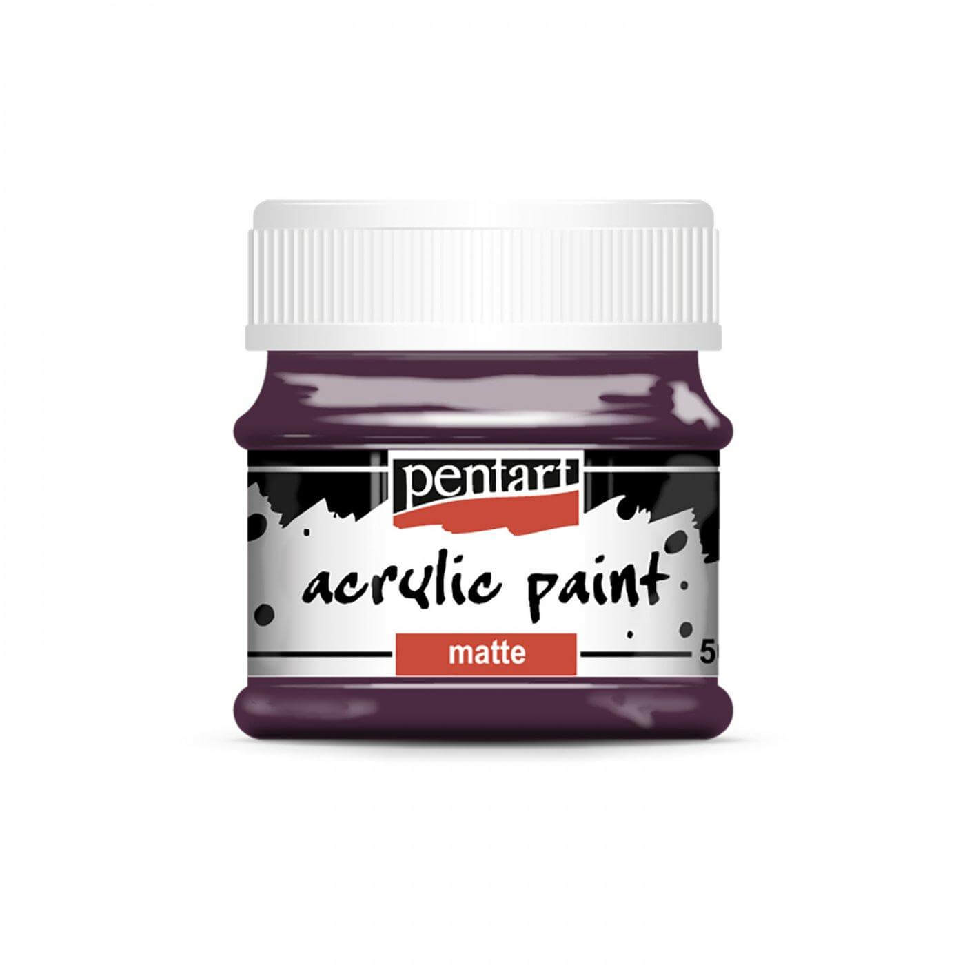 Levně Hobby akrylová barva Pentart MATTE 50 ml, fialová lilek