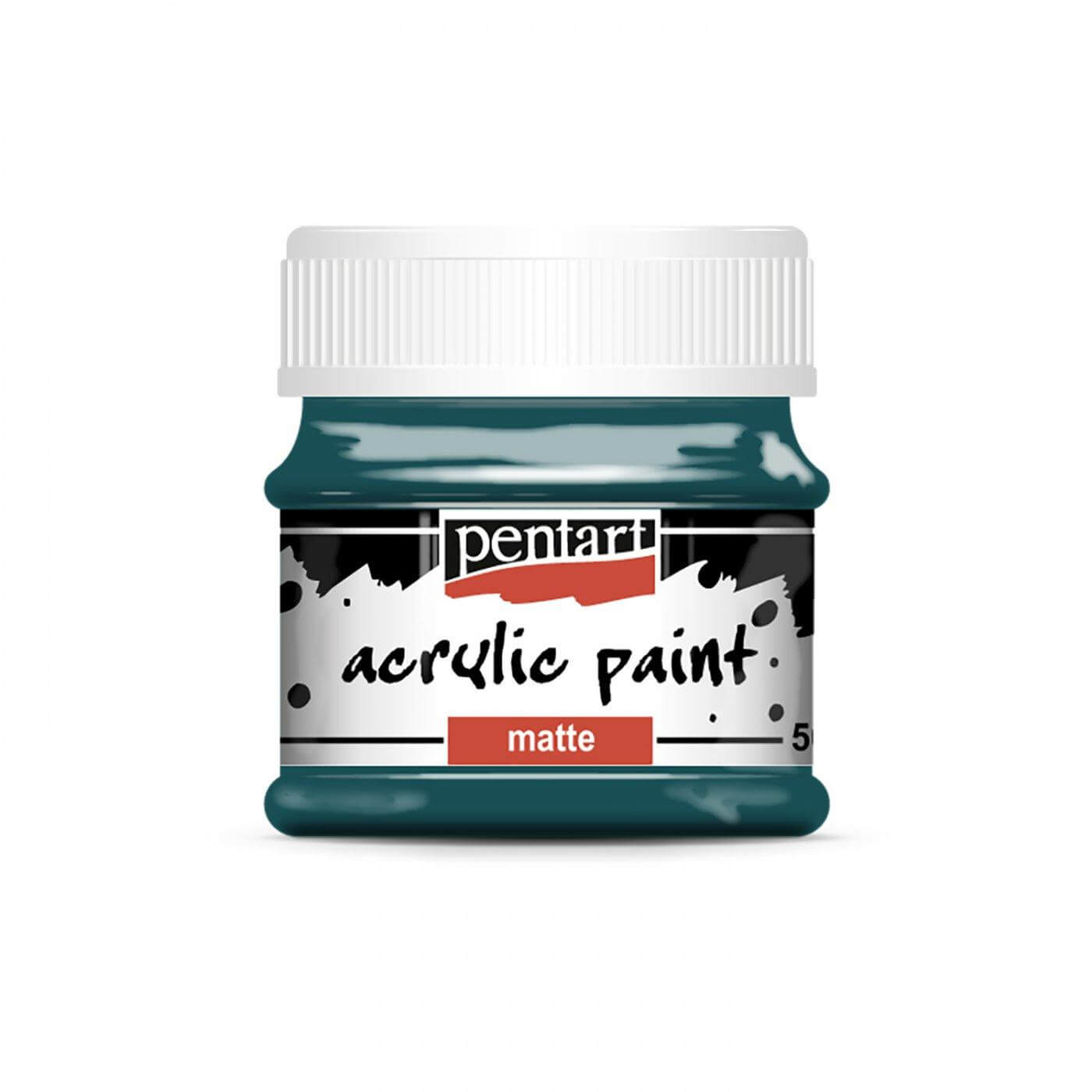 Hobby akrylová barva Pentart MATTE 50 ml, modrá tyrkysová