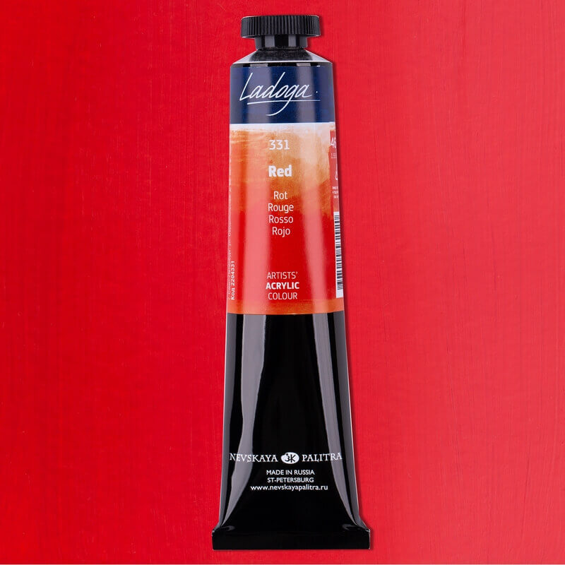 Levně Nevskaya Palitra Ladoga 2204331 Akrylová barva 46 ml, červená 331