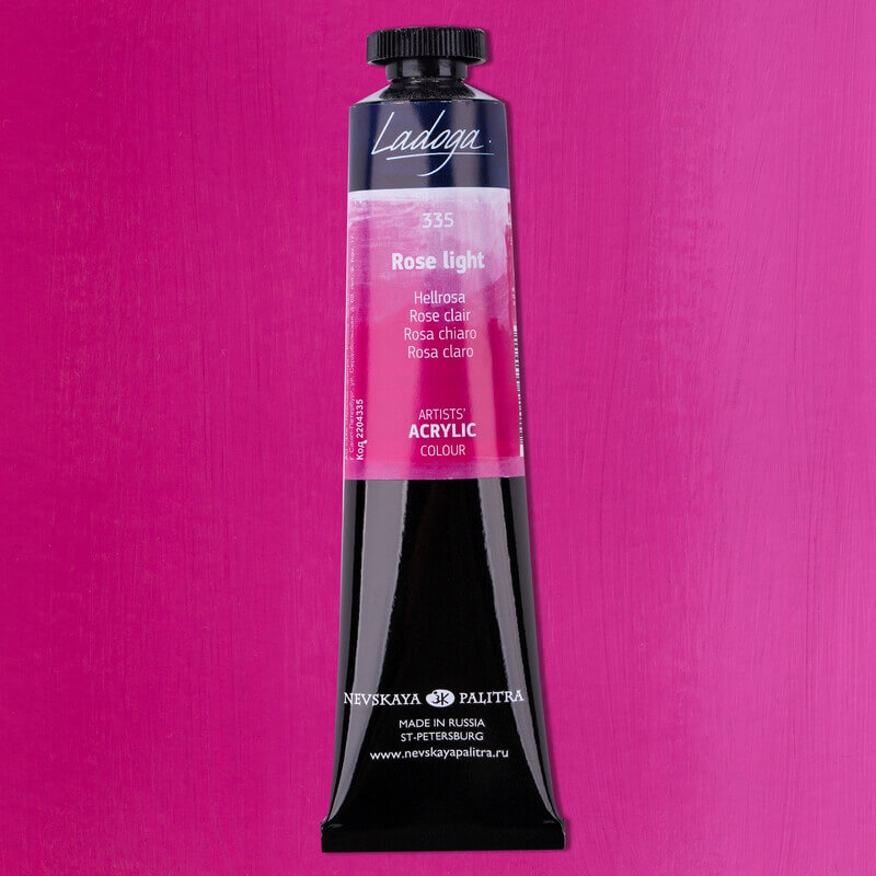 Levně Nevskaya Palitra Ladoga 2204335 Akrylová barva 46 ml, růžová světlá 335