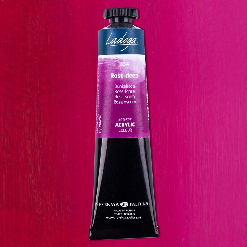 Levně Nevskaya Palitra Ladoga 2204334 Akrylová barva 46 ml, růžová tmavá 334