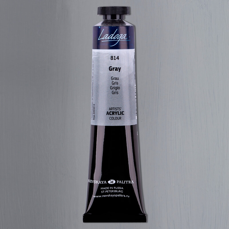 Levně Nevskaya Palitra Ladoga 2204814 Akrylová barva 46 ml, šedá 814