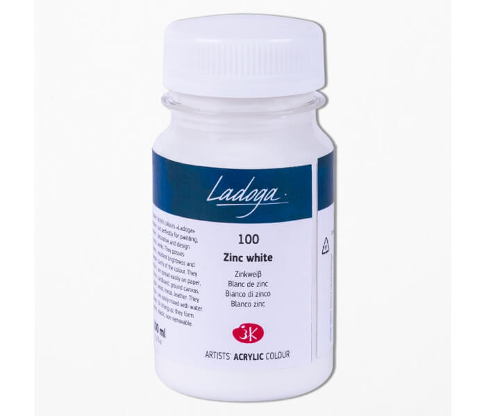 Levně Nevskaya Palitra Ladoga 2227100 Akrylová barva 100 ml, běloba zinková