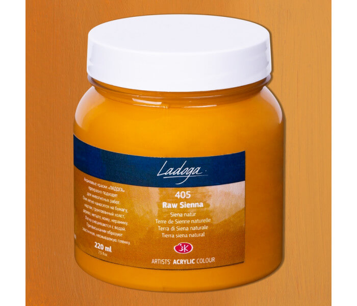 Levně Nevskaya Palitra Ladoga 2223405 Akrylová barva 220 ml, hnědá siena přírodní 405