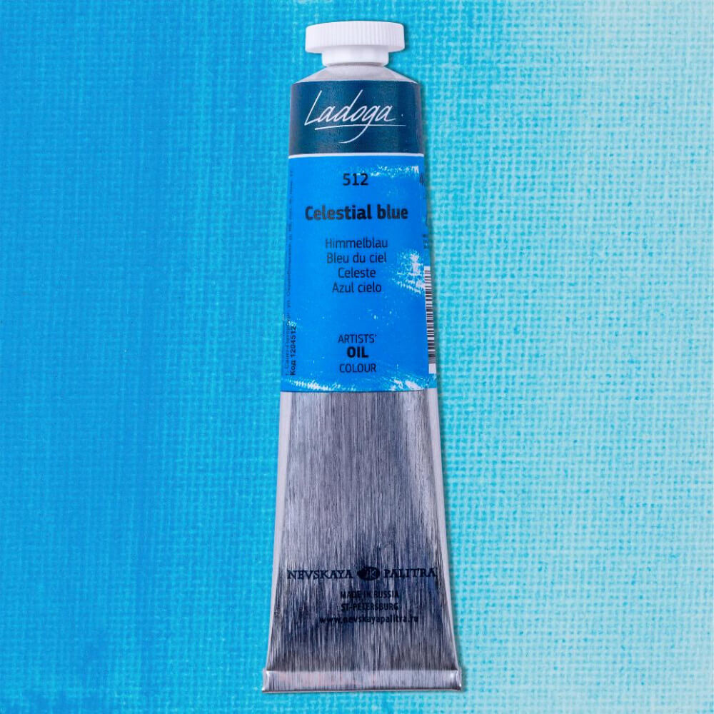Levně Nevskaya Palitra 1204512 Ladoga oil 46 ml modrá nebeská 512