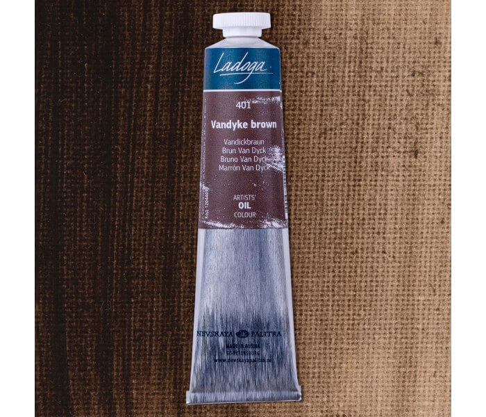 Levně Nevskaya Palitra 1204401 Ladoga oil 46 ml hnědá Vandyke 401