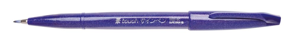 Levně Štětcový fix Pentel Brush Pen Sign SES15 - fialový