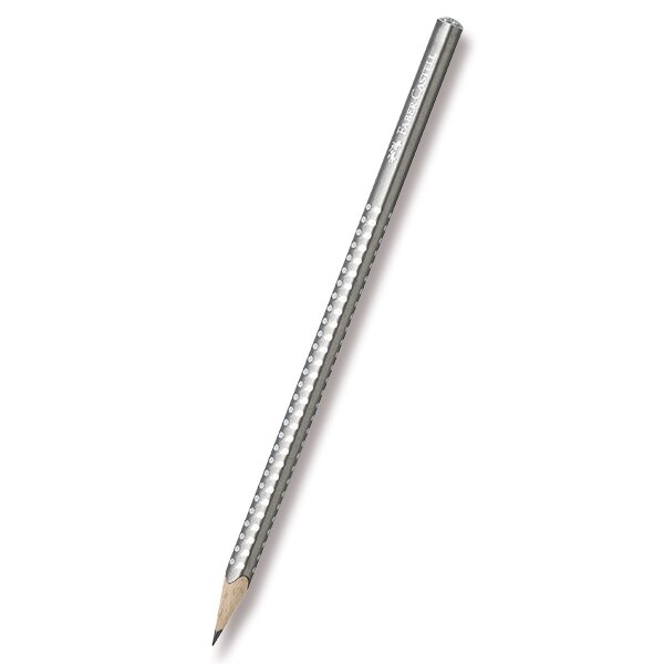 Levně Tužka SPARKLE Faber-Castell perl. stříbrná