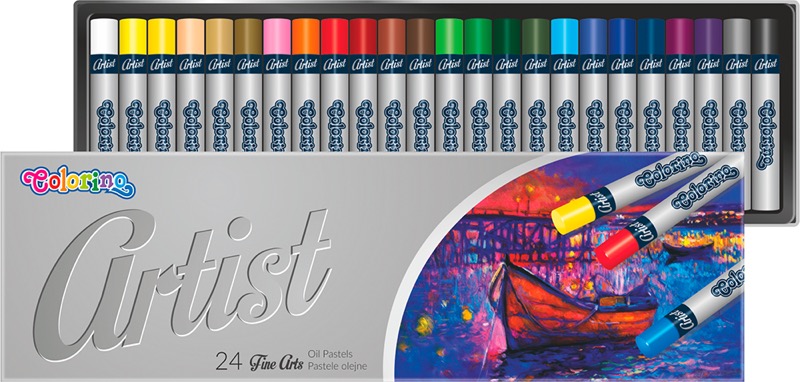 Levně Colorino Artist extra měkké olejové pastely, 24 barev