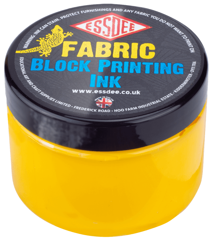 Levně ESSDEE FABI/05R ESSDEE barva na linoryt na textil 150 ml, žlutá