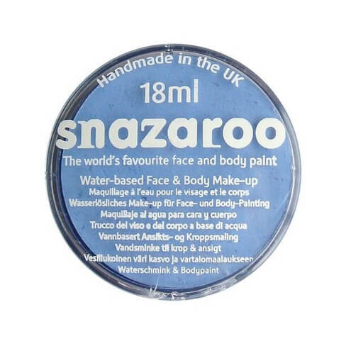 Snazaroo 1118366 Barva na obličej 18 ml - světle modrá