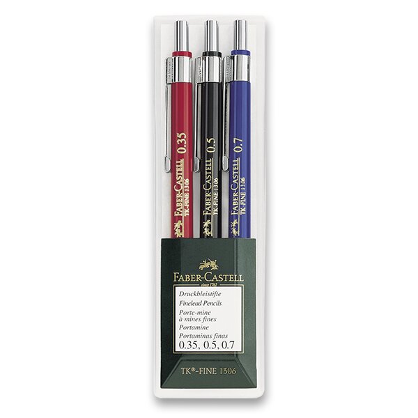 Faber-Castell 136030 TK-FINE, sada 3 ks, 0,35 - 0,5 - 0,7 mm