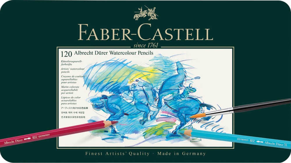 Levně Faber-Castell Umělecké akvarelové pastelky Albrecht Dürer 117511 sada 120 barev, plech