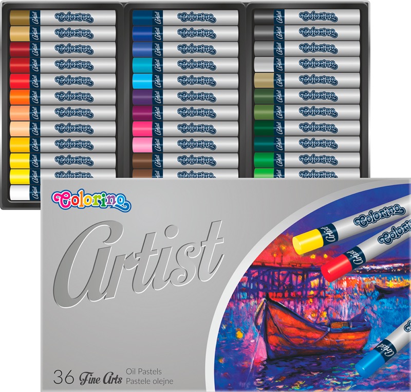 Levně Colorino Artist extra měkké olejové pastely, 36 barev
