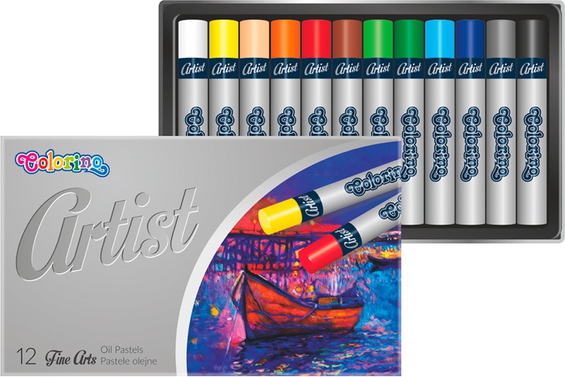 Levně Colorino Artist extra měkké olejové pastely, 12 barev