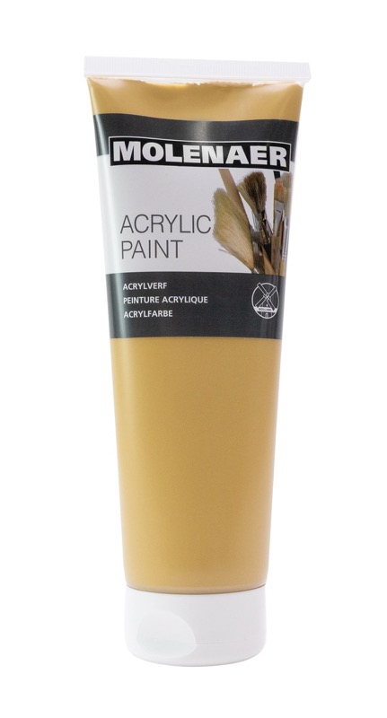 Levně Akrylová barva Molenaer 250 ml - okrová
