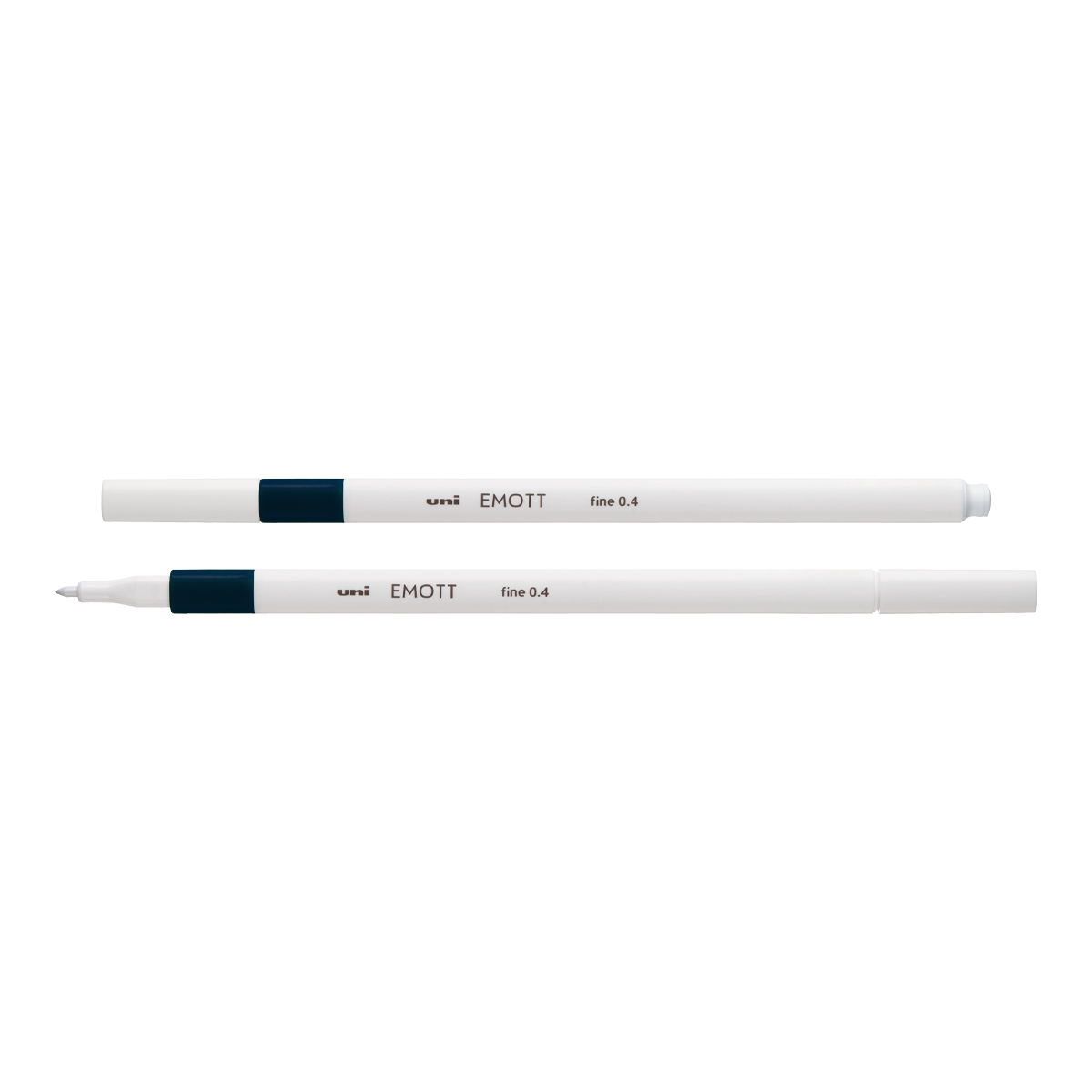 Levně Mitsubishi Pencil Uni EMOTT liner - tenký fix 0,4 mm - černomodrý