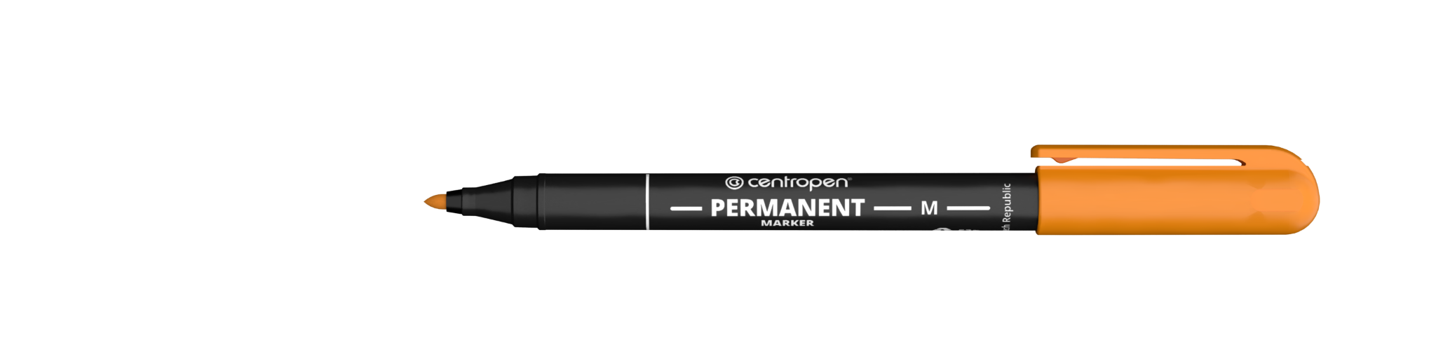 Levně Permanentní fix Centropen 2846, hrot 1 mm – [oranžová]