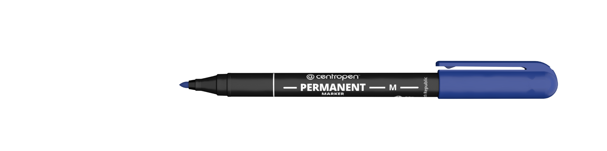 Levně Permanentní fix Centropen 2846, hrot 1 mm – [modrá]