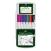 4043 1 fixy na bile tabule faber castell slimmarker whiteboard sada 6 barev