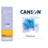 5753 akvarelovy papir canson montval blok 18x25 cm 300g 12 listu