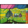 6443 darkovy balici papir 50x70 cm hundertwasser land in gelb