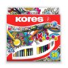 12473 1 trojhranne pastelky kores 93350 mandala 50 barev