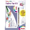 14516 voskovky na textil pentel 15 gelove pero cerne v sade