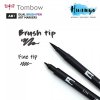 15083 4 tombow abt oboustranny fix brush fine cerny