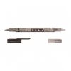 15341 3 tombow oboustranny kaligraficky stetcovy fix sedy brush
